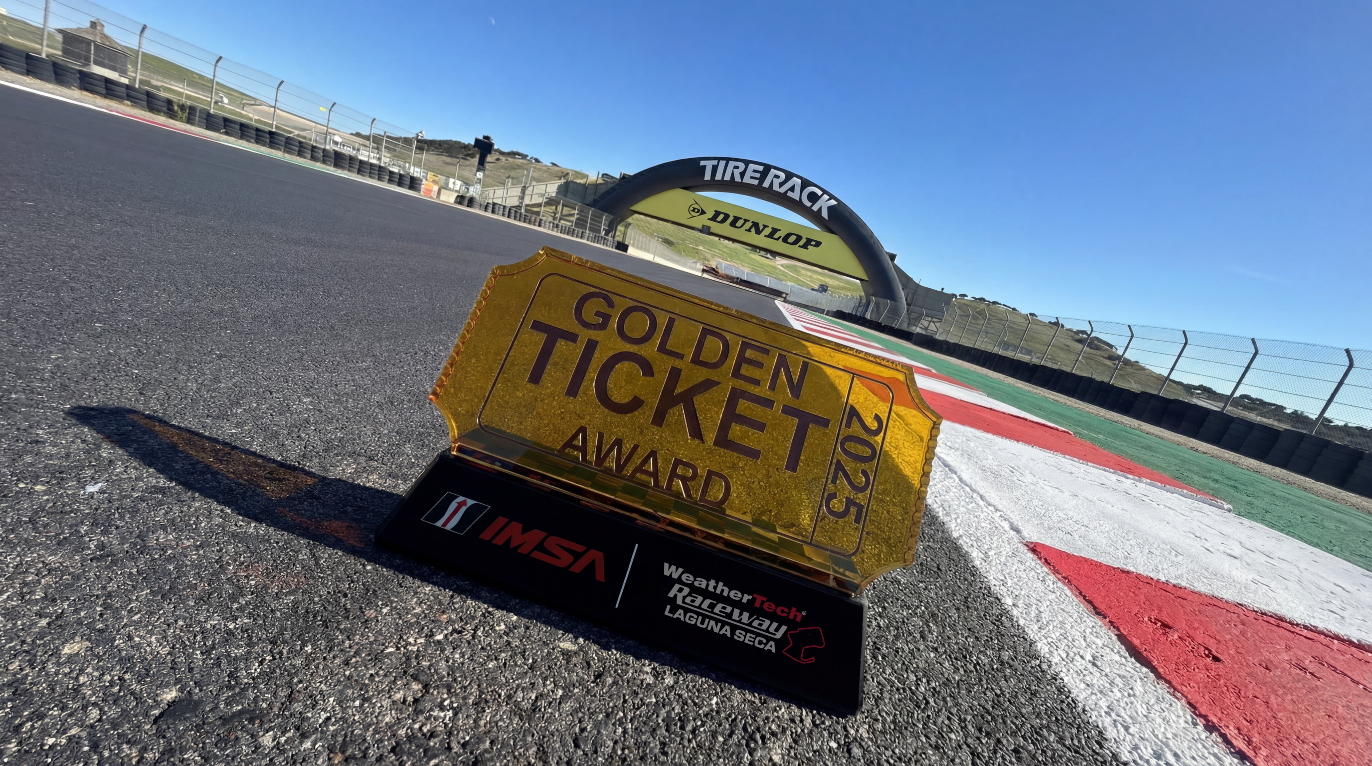 WeatherTech Raceway Laguna Seca Earns Prestigious 2025 IMSA Golden Ticket Award