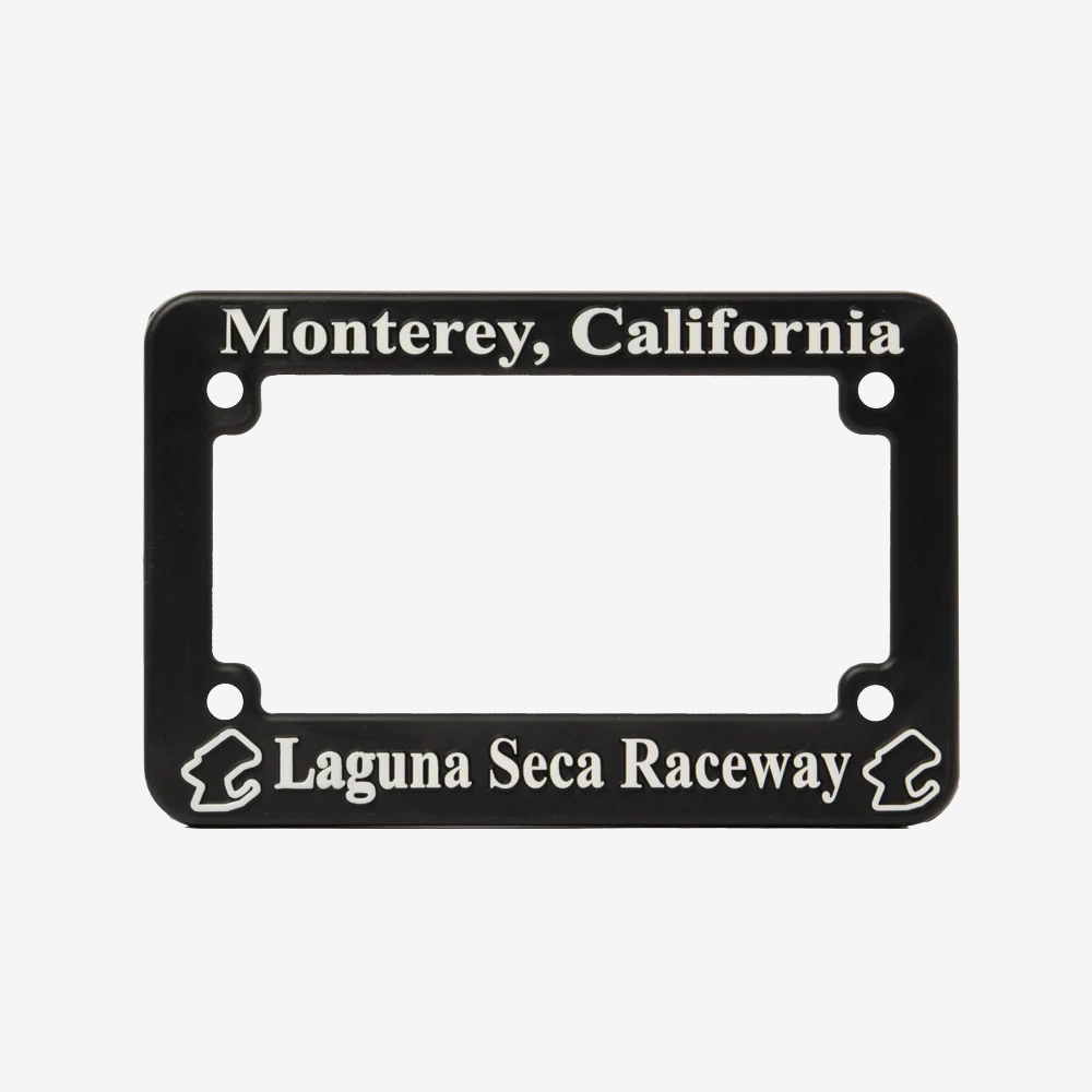 MOTORCYCLE LICENSE PLATE FRAME