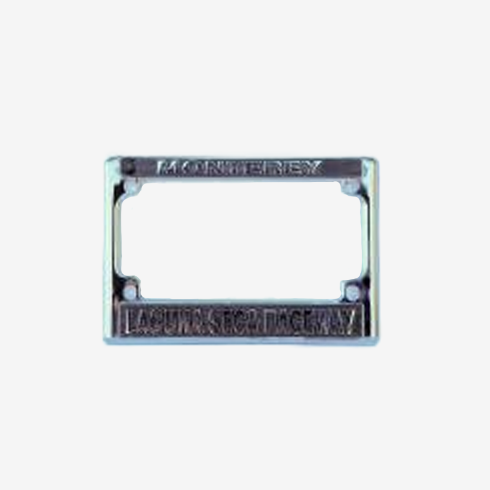 MOTORCYCLE METAL LICENSE FRAME