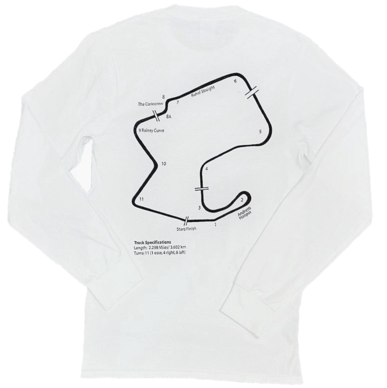Men's Track Outline Long Sleeve Tee