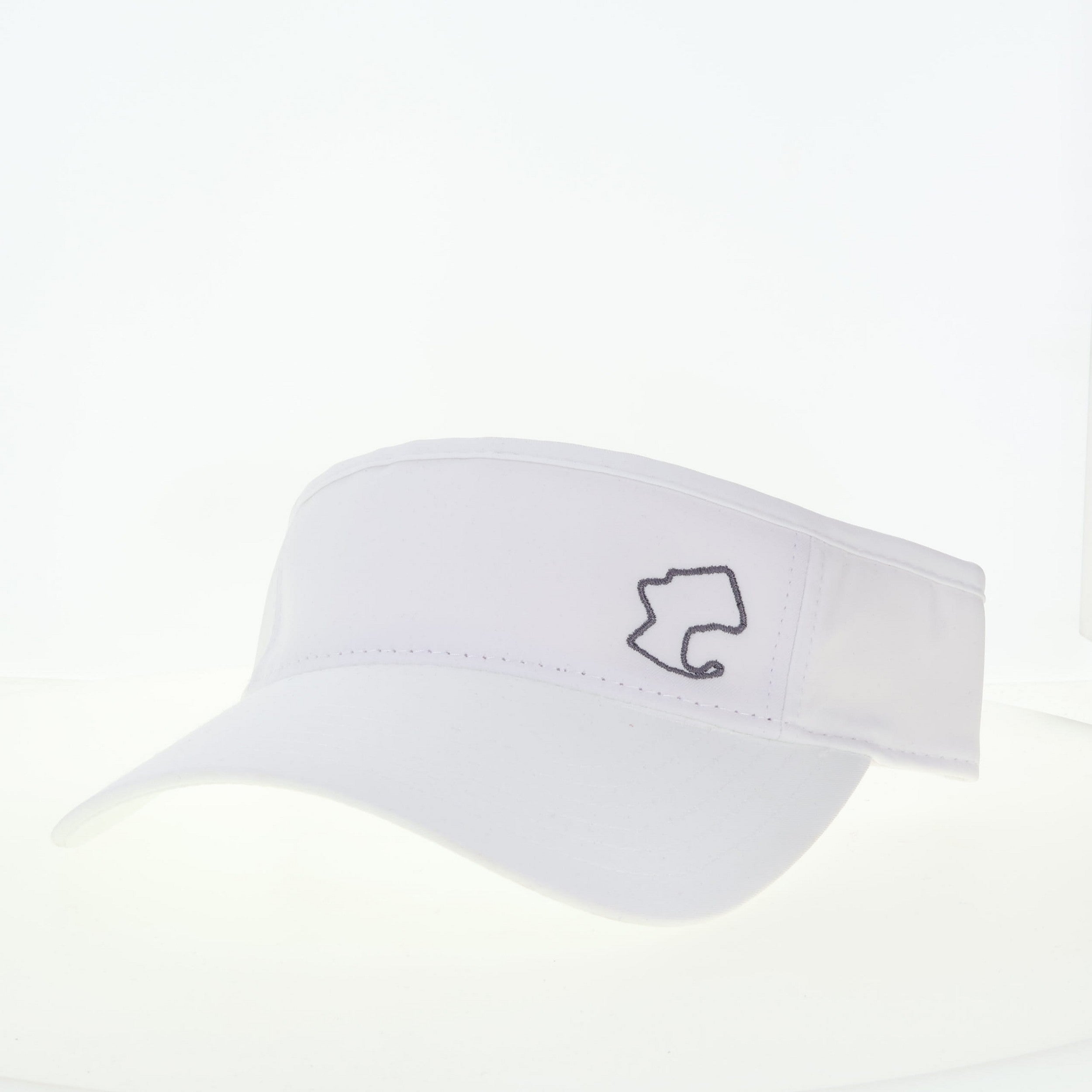 TRACK OUTLINE VISOR WHITE