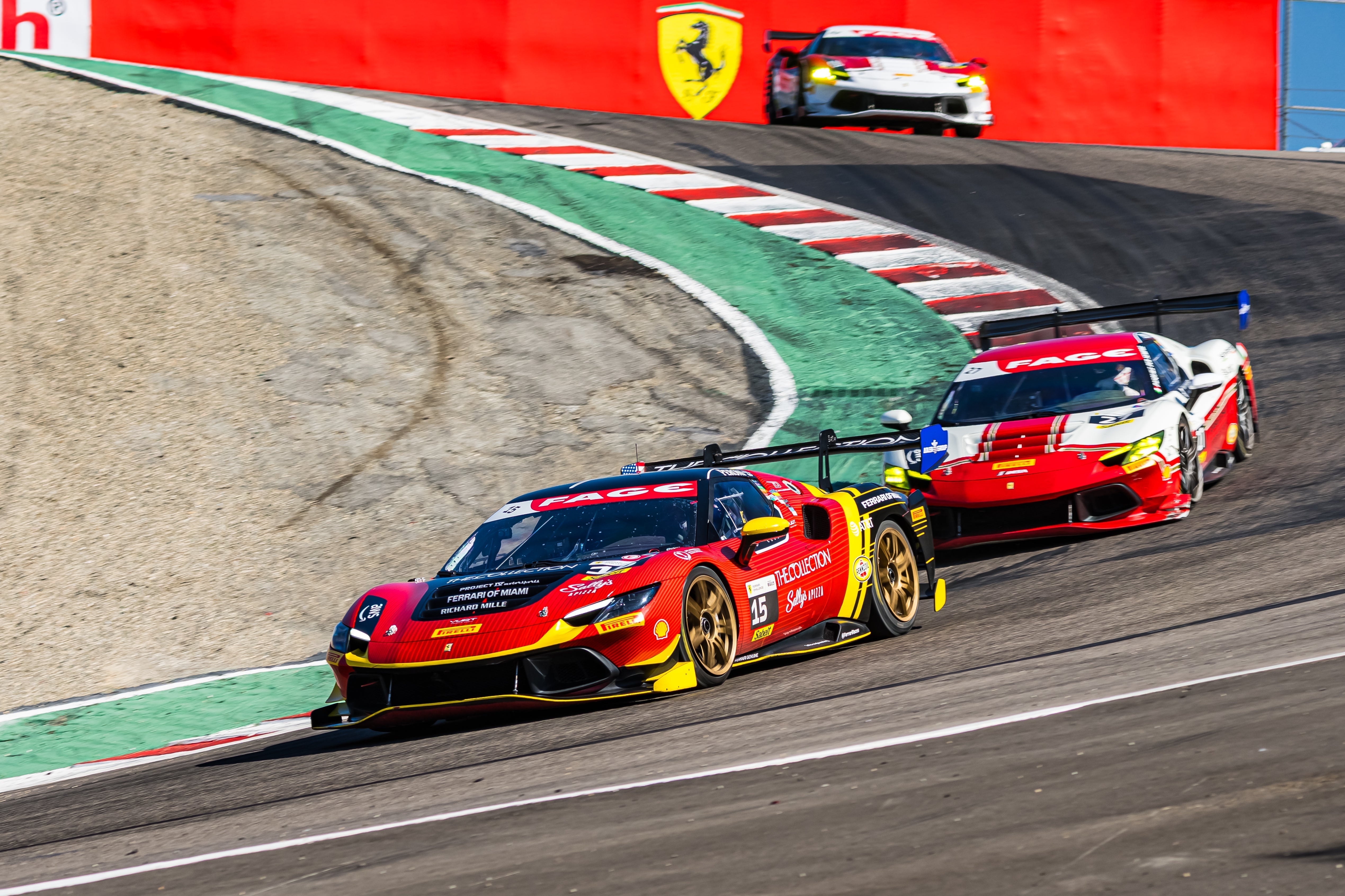Laguna Seca Delivers Surprises for Ferrari Challenge on Sunday