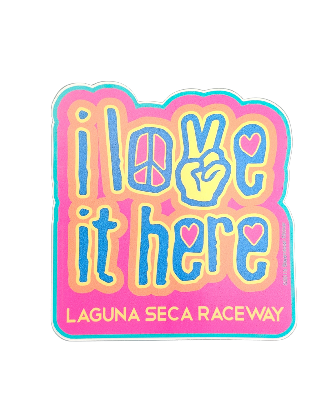 I LOVE IT HERE DECAL