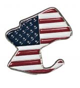 HAT PIN-AMERICAN FLAG