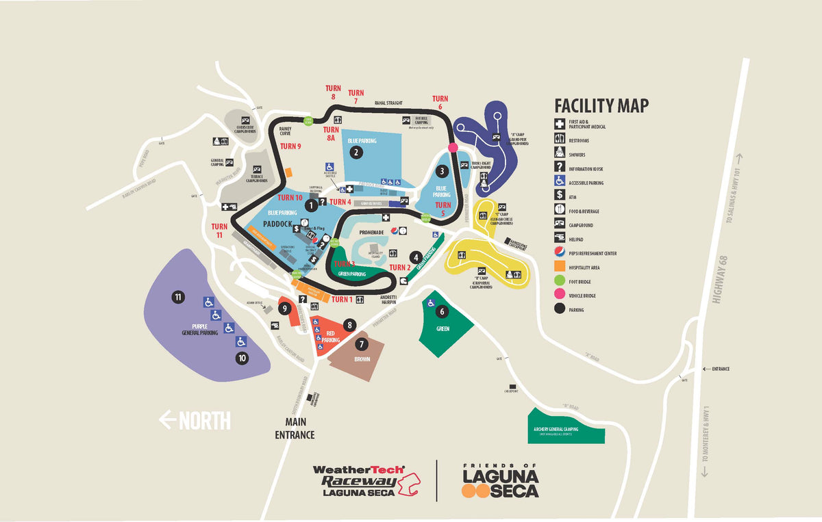 Gt Maps Monterey Pre-Reunion and Corkscrew Hillclimb – WeatherTech Raceway ...