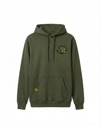 HOODIE-TRACK TEETH GREEN