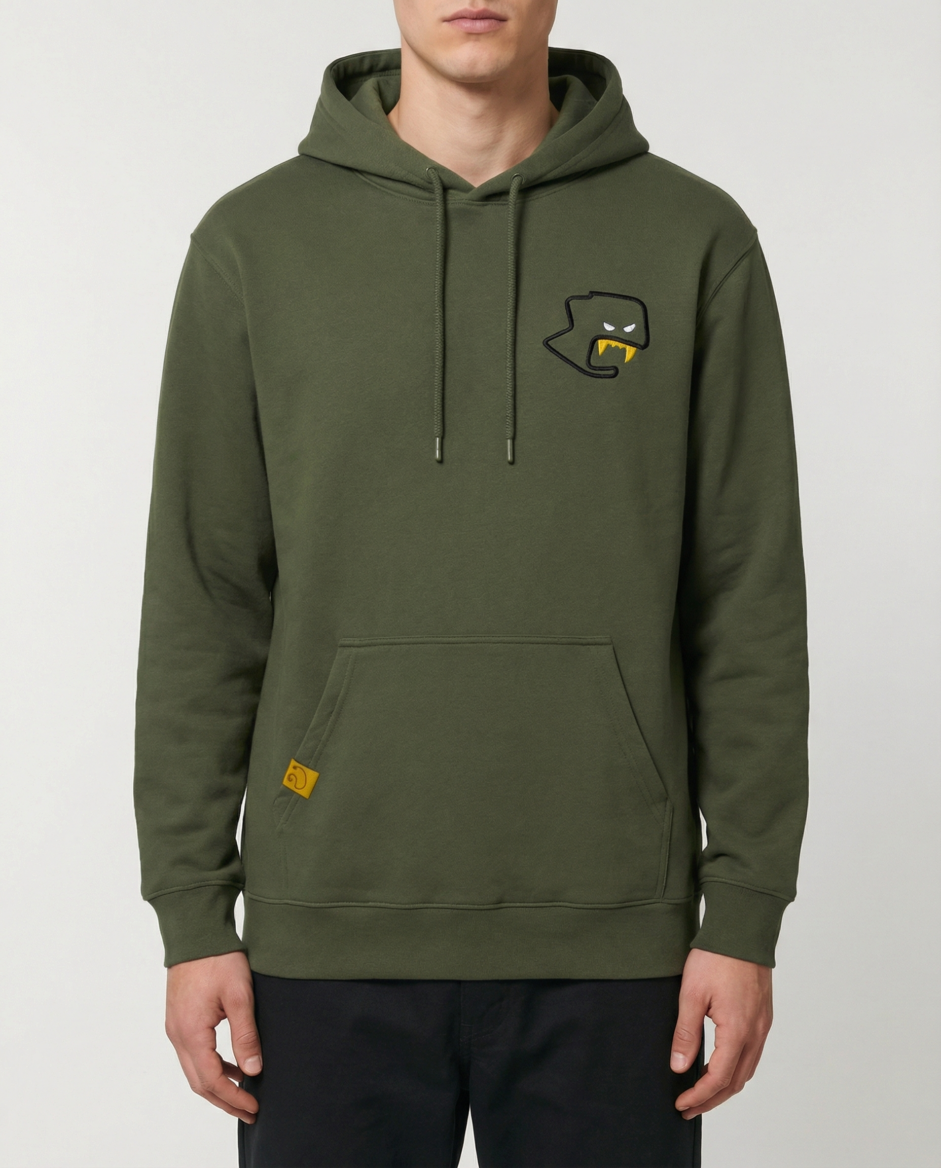 HOODIE-TRACK TEETH GREEN